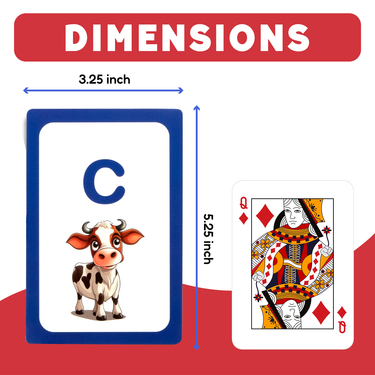 ABC: Learn Uppercase & Lowercase Letters Card Pack.